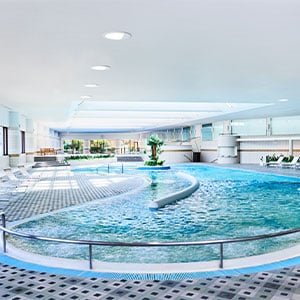 Indoor pool and Sauna
