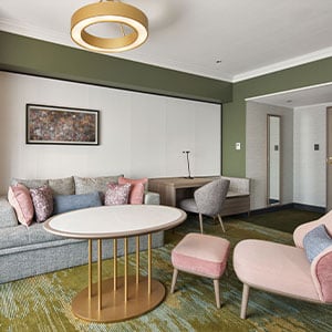 2 Single Suite Club Lounge access