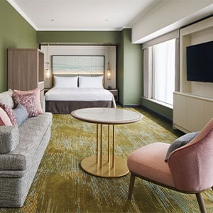 1 King Suite Corner Room